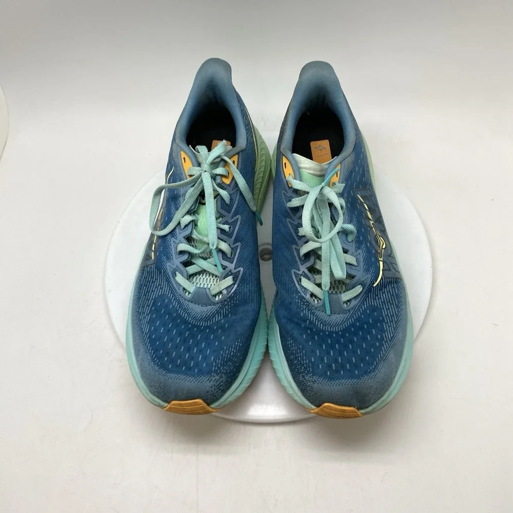 Hoka One One Sneakers Mens 9.5 D Mach 6 1147790 DDW Blue Running Gym Shoes
